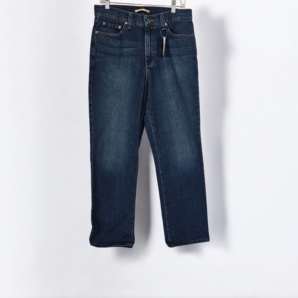 NWT Vintage 90s L.L. Bean Natural Fit Jeans 30x32 Deadstock Indigo
